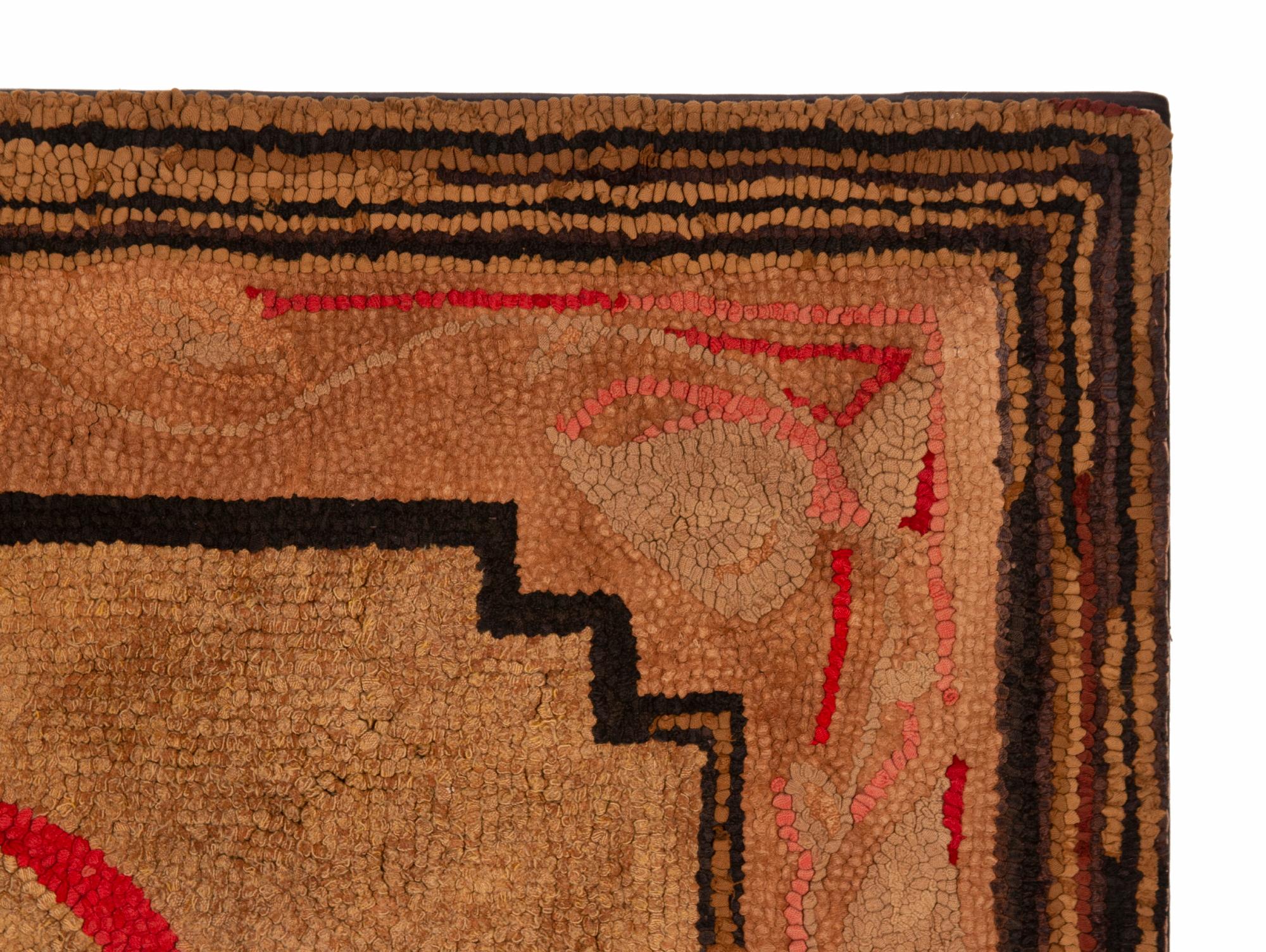 Américain Tapis à capuche « Don't Tread on Me », vers 1880-1910 en vente