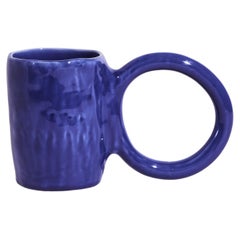 Donut, Large Mug, Blue, Designed by Pia Chevalier