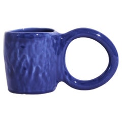 Donut, Medium Mug, Blue, Designed by Pia Chevalier