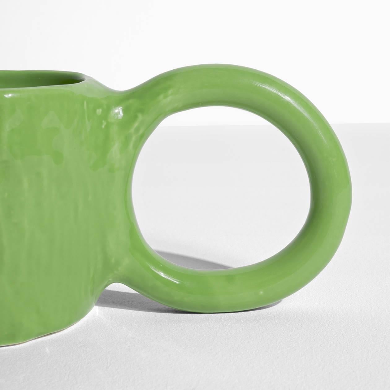 Portuguese PETITE FRITURE Donut, Medium Mug, Pistachio, Designed by Pia Chevalier For Sale