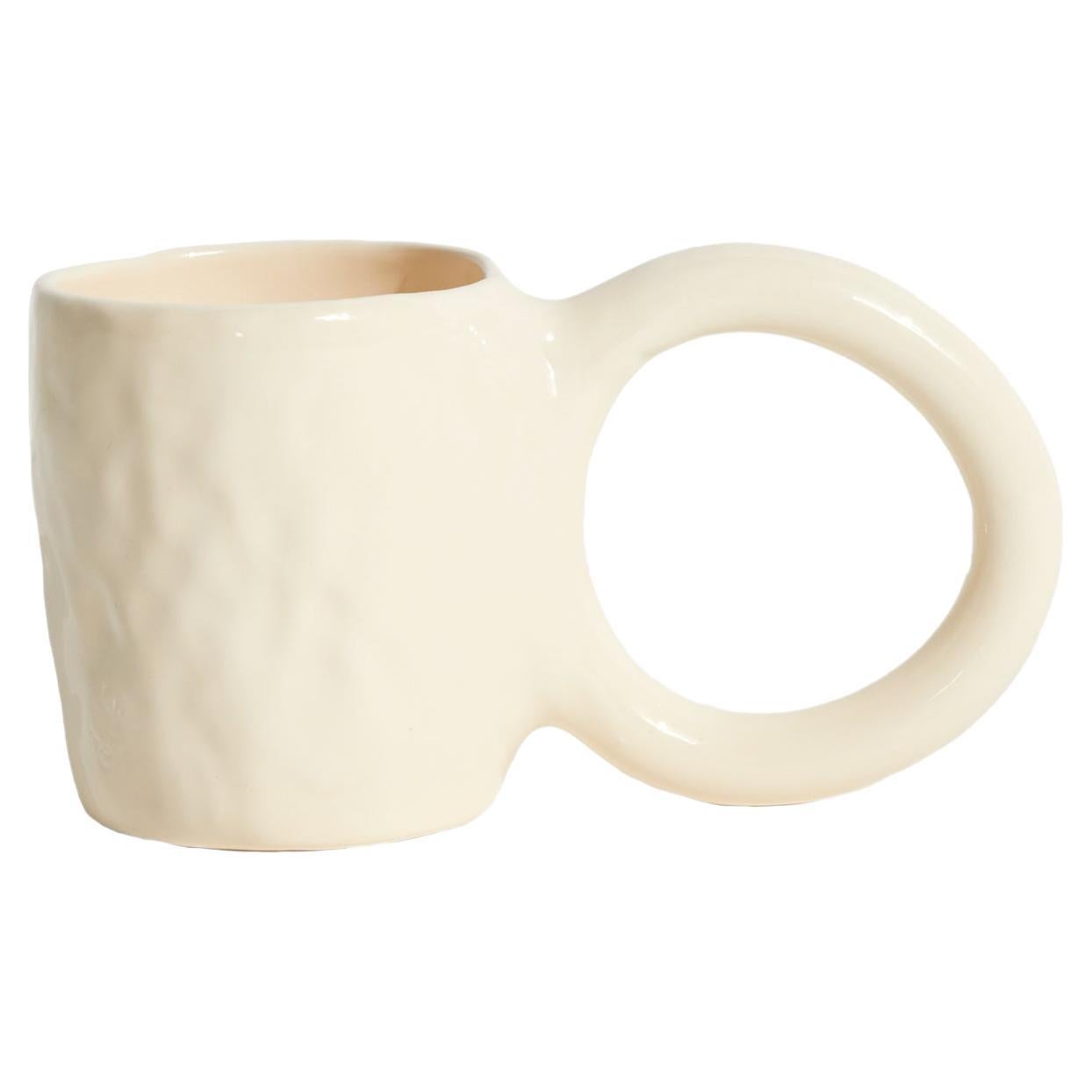 PETITE FRITURE Donut, Medium Mug, Vanilla, Designed by Pia Chevalier