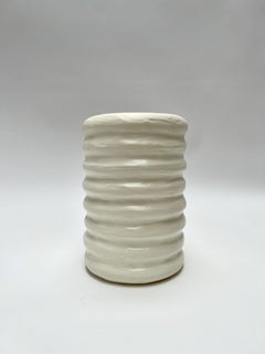 Donut Vessel in Gypsum & Fiberglass by Brent Warr Studios
