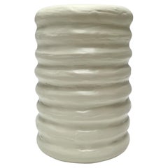 Donut Vessel in Gypsum & Fiberglass by Brent Warr Studios