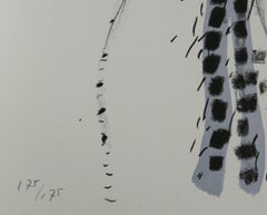 Impressionen von Frauen 3, Abstrakt-expressionistische Lithografie von Doo Shik Lee