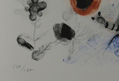 Impressionen von Frauen 5, Abstrakt-expressionistische Lithographie von Doo Shik Lee