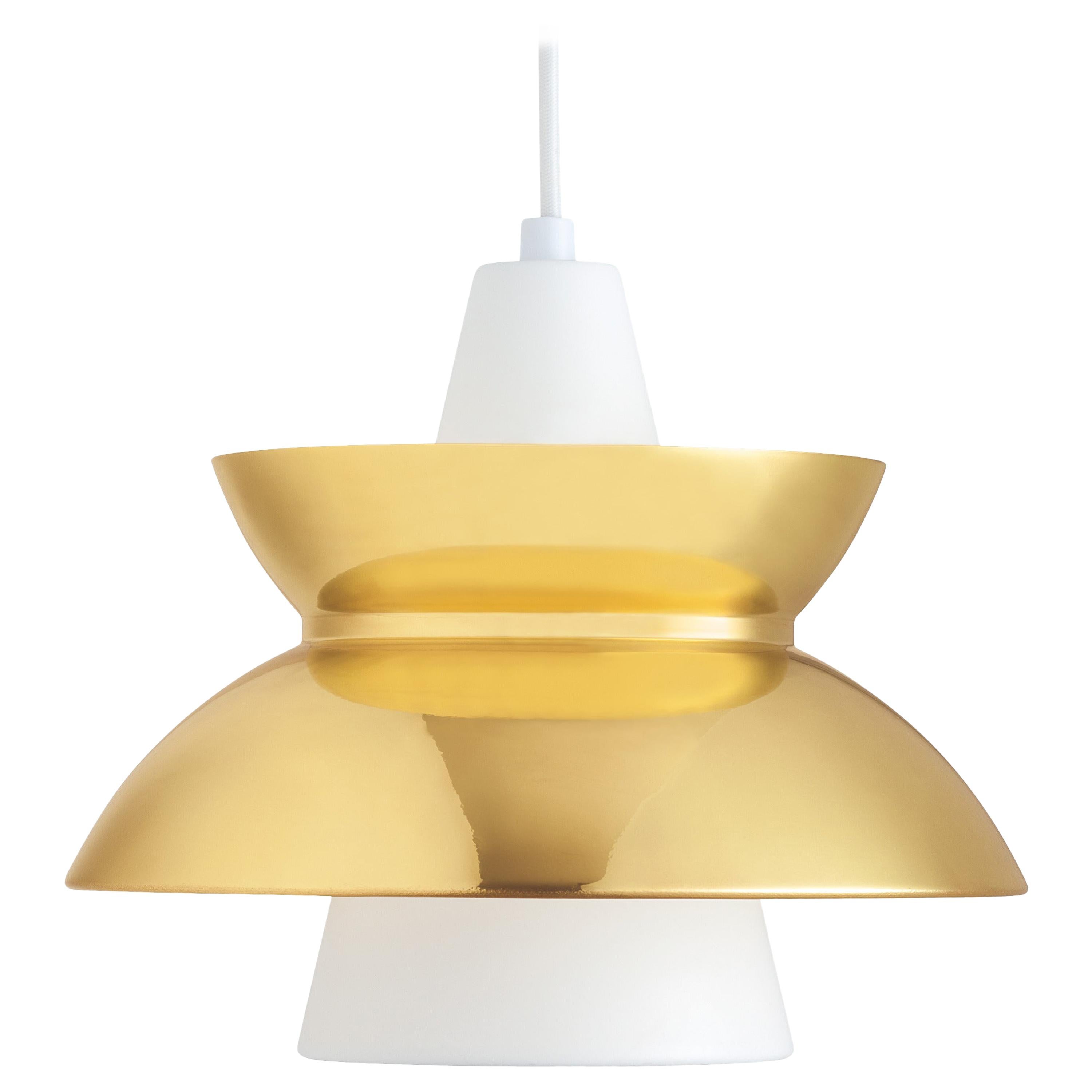 En vente : Gold (brass.jpg) Lampe à suspension Doo-Wop de Louis Poulsen