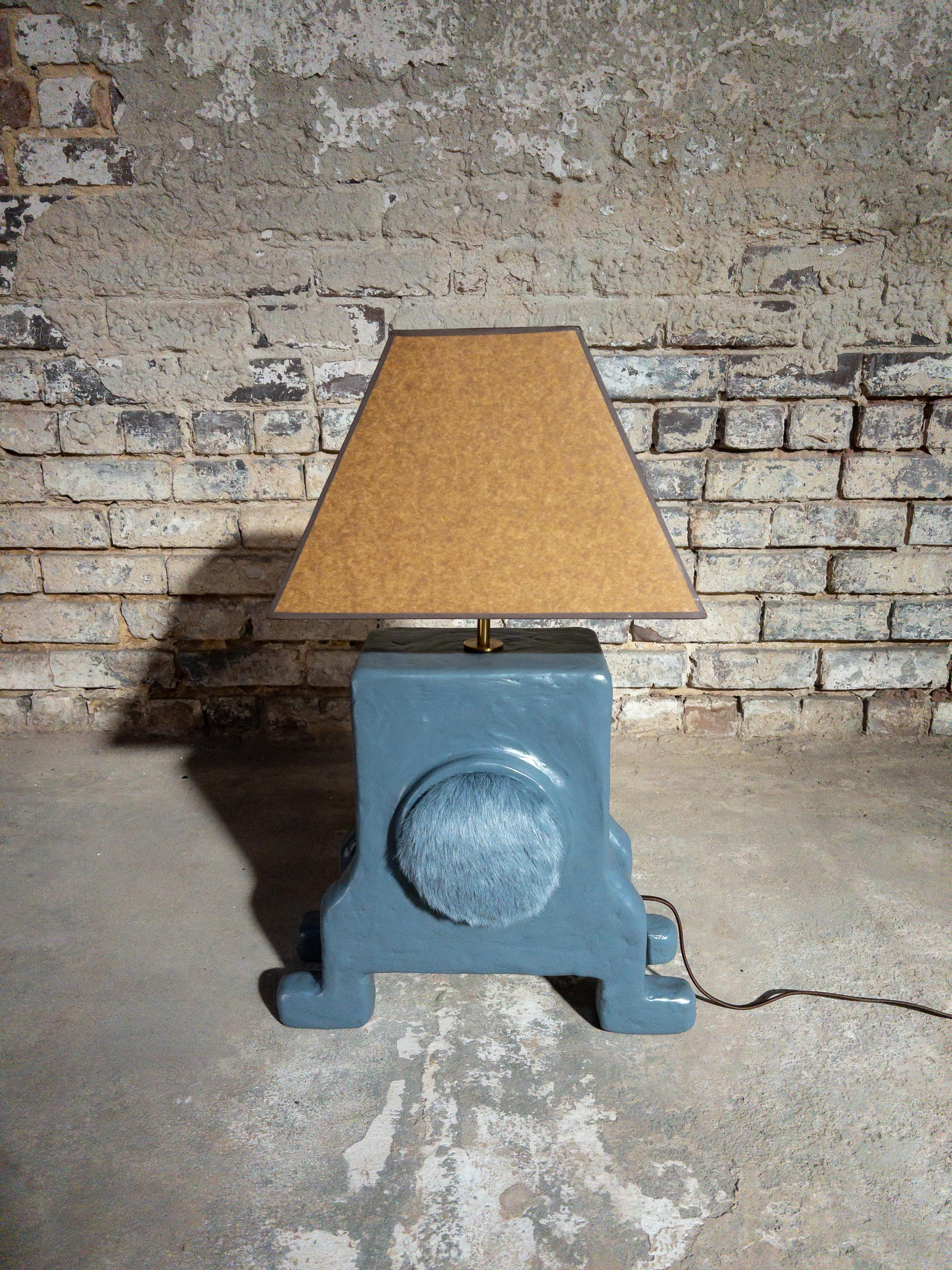 American Doodle Lamp in Gypsum & Fiberglass by Brent Warr Studios For Sale