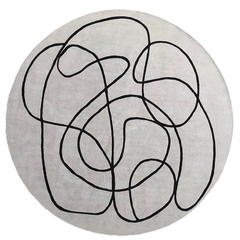 Post-Modern Doodle Medium Rug by Art & Loom For Sale