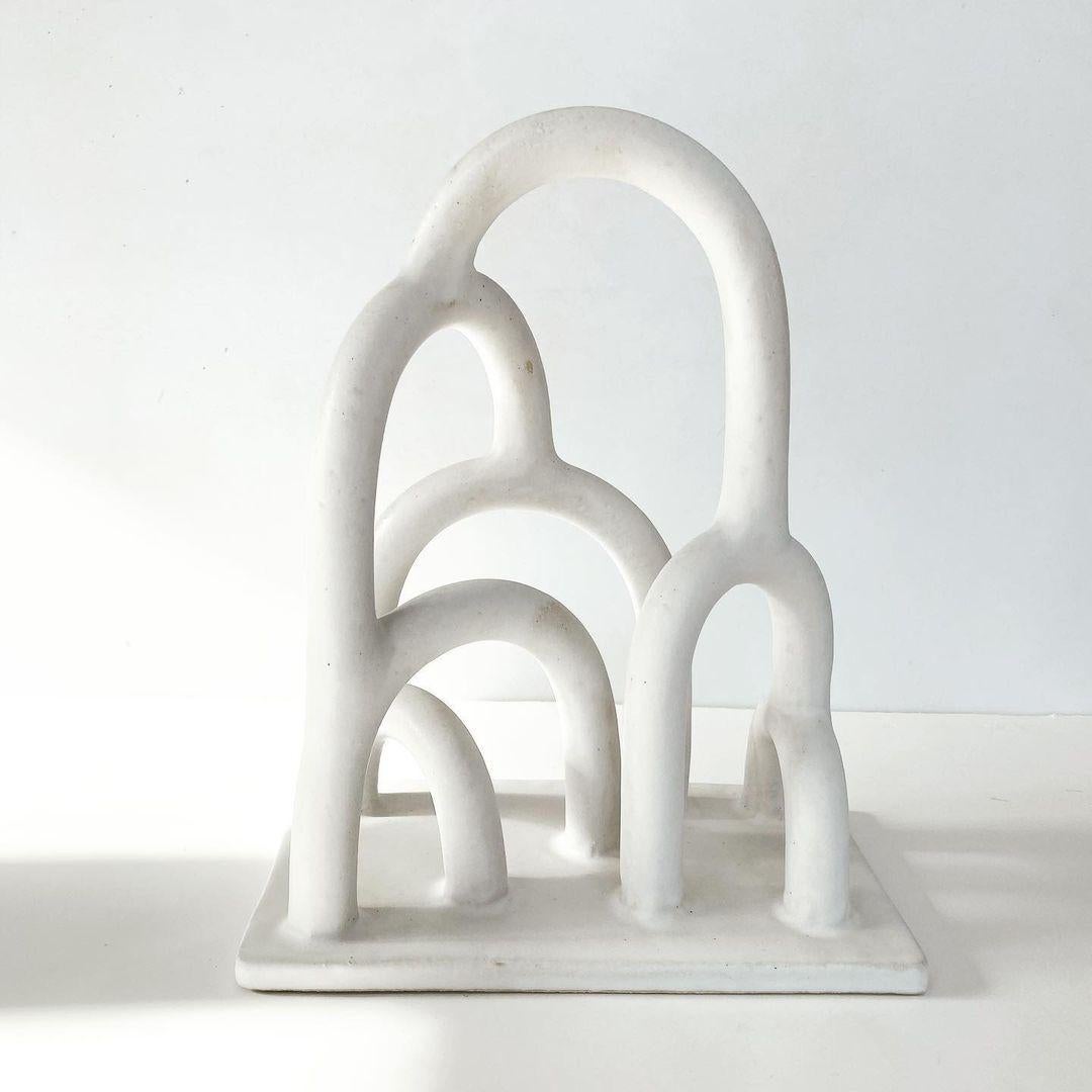 Glazed Doodle Sculpture I by Sofia Tufvasson For Sale