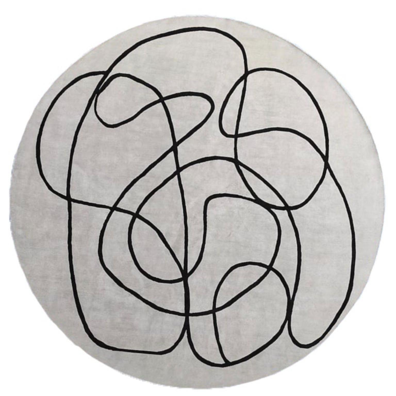 Doodle Kleiner Teppich von Art & Loom (Postmoderne) im Angebot