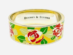 Dooney and Bourke Rosette Garden Clamper Bracelet, Yellow