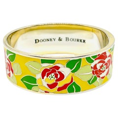 Dooney and Bourke Rosette Garden Clamper Bracelet jaune