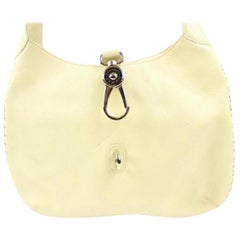 Dooney & Bourke And Dblm6 Off White Leather Shoulder Bag