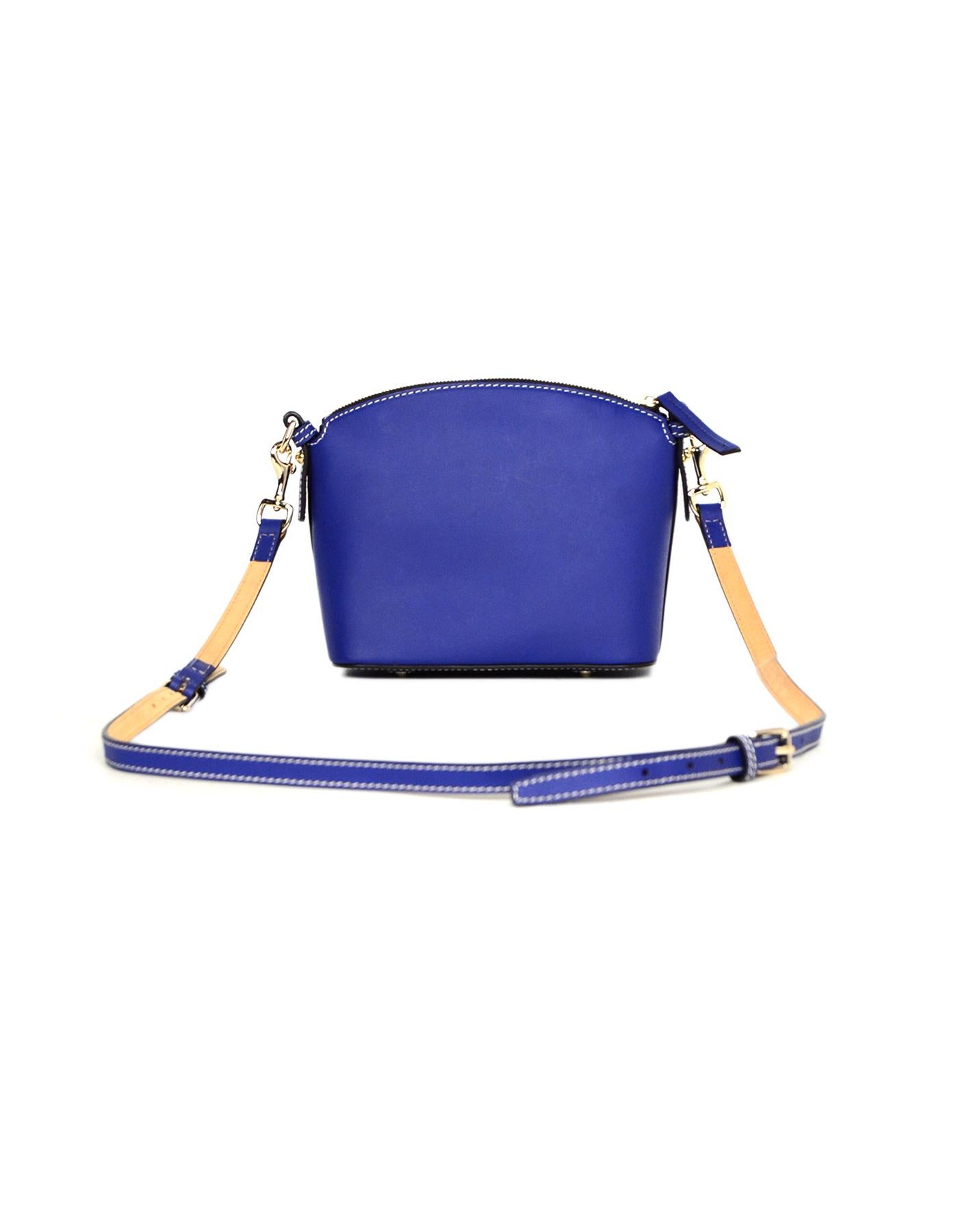 french blue handbag