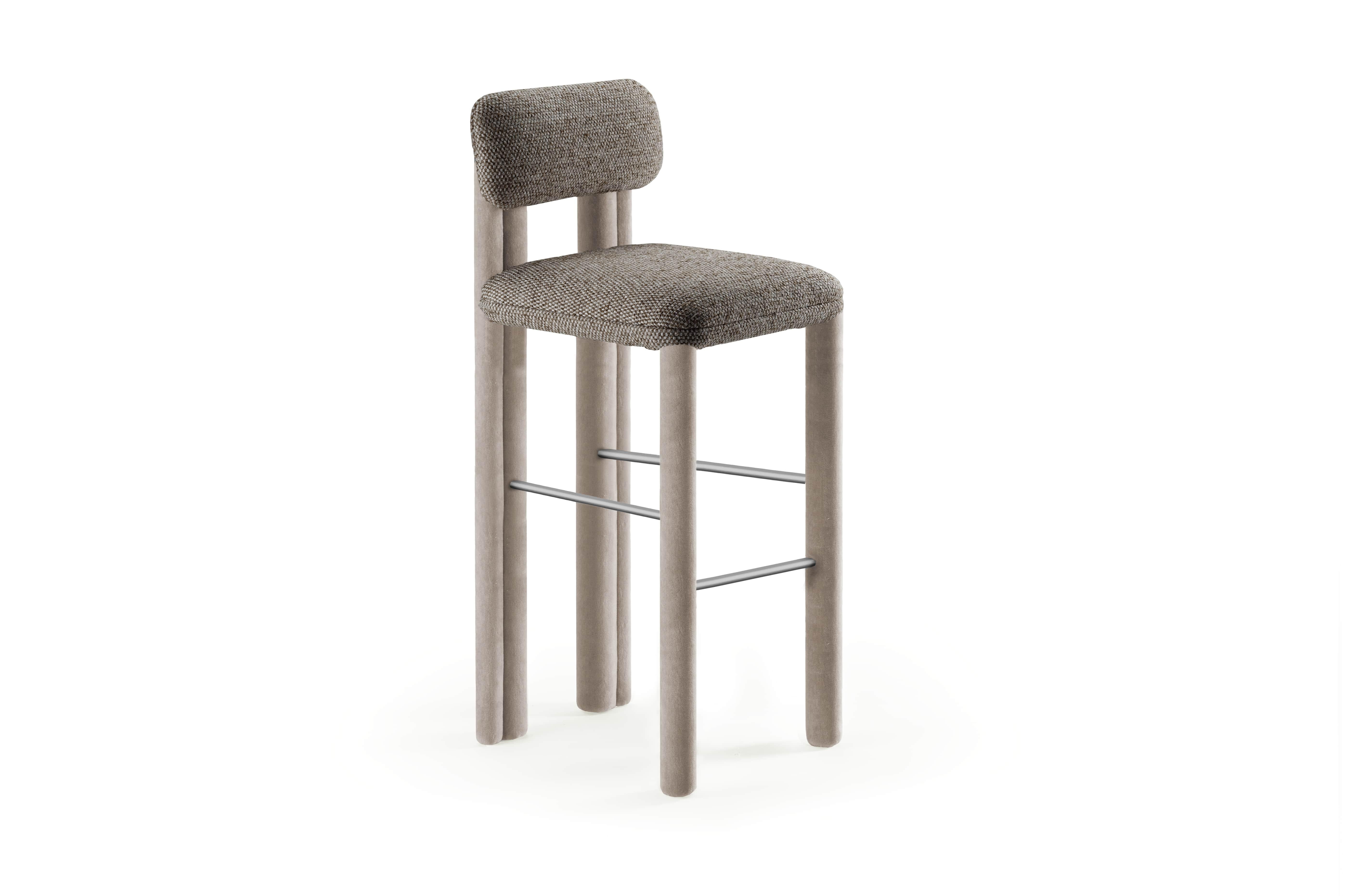 DOOQ! Sedia da bar Camelia in Whiting in vendita 2