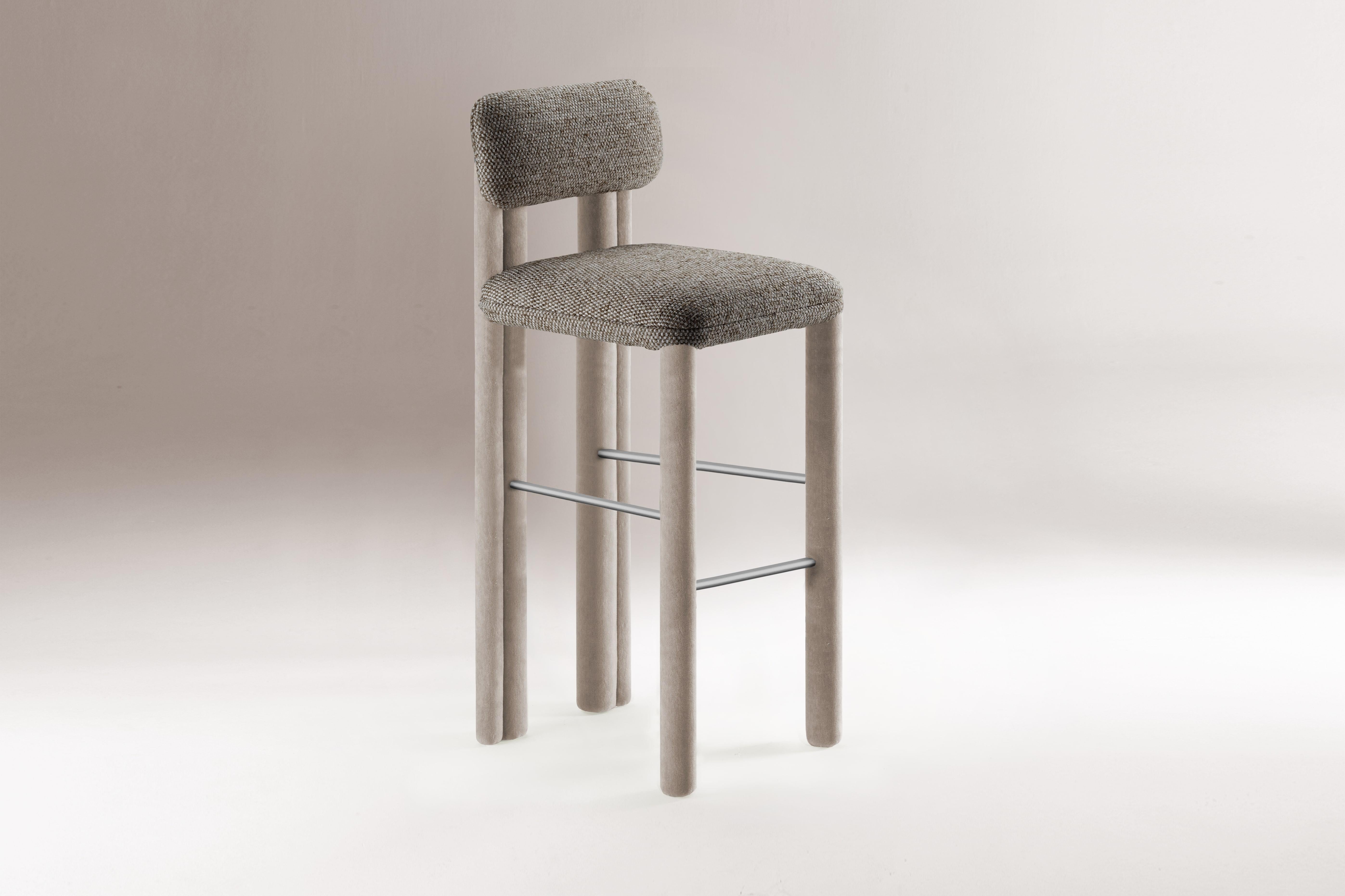 DOOQ! Sedia da bar Camelia in Whiting in vendita 3
