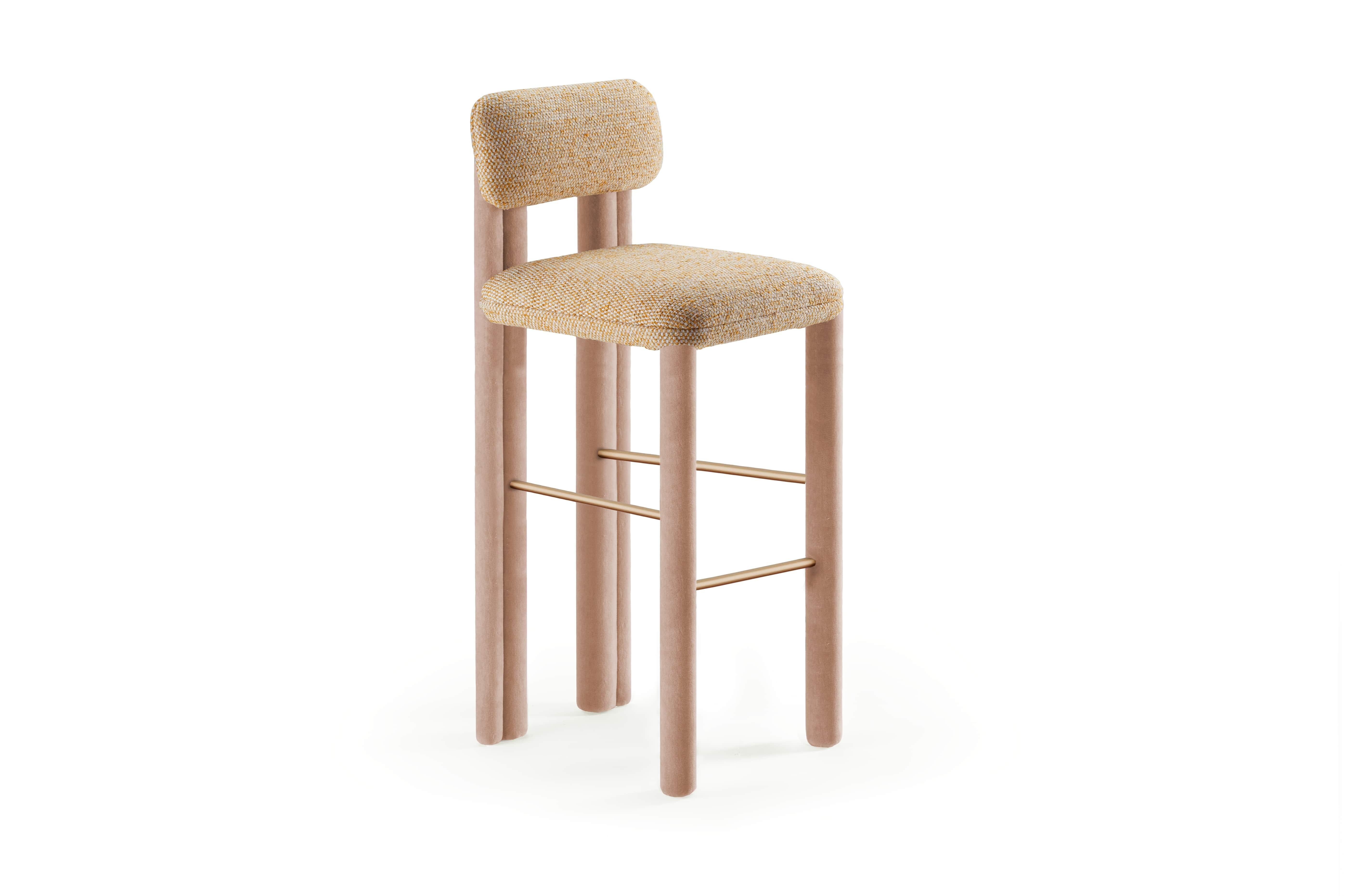 DOOQ! Sedia da bar Camelia in Whiting in vendita 5