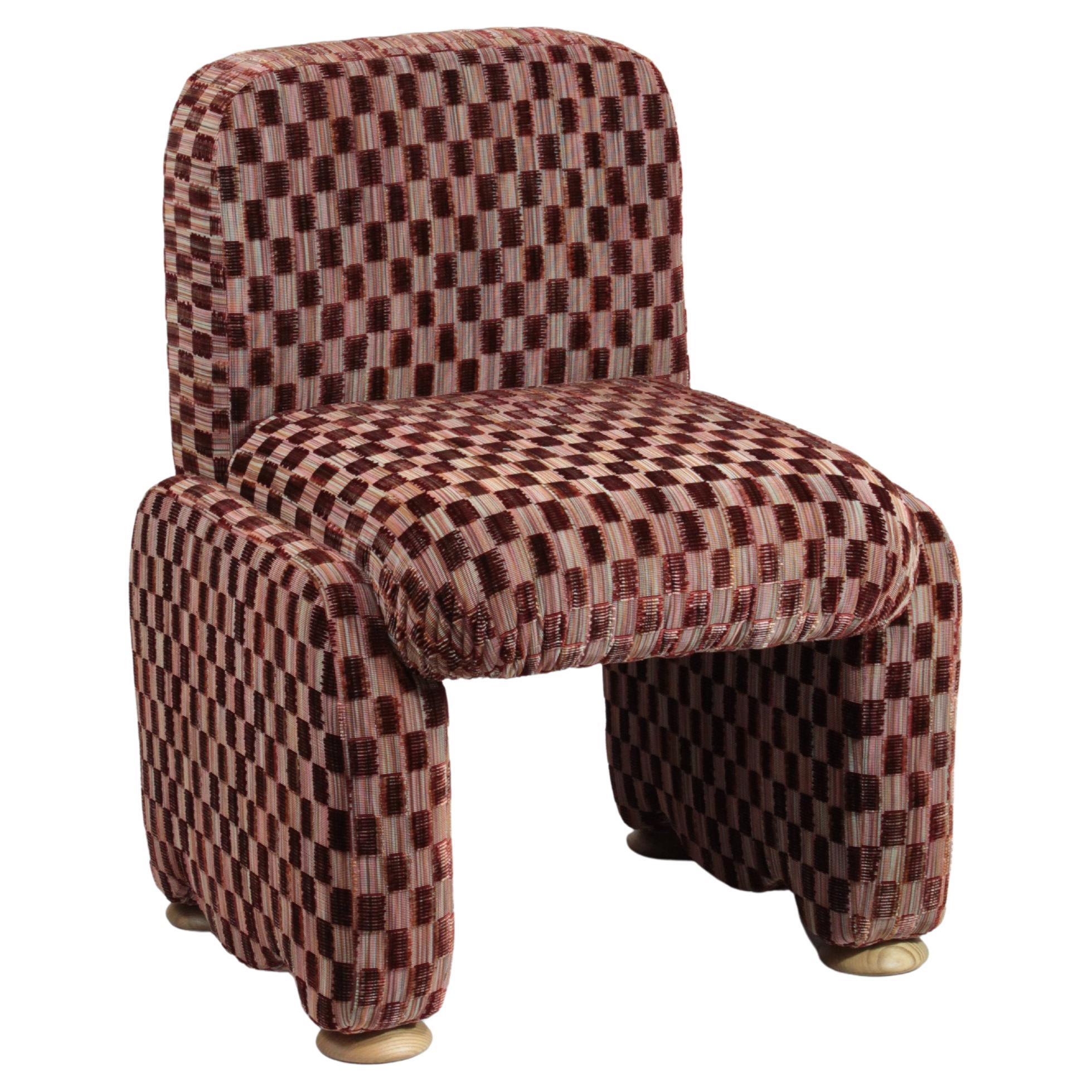DOOQ! Cindy Chair withou arms in Red Fabric For Sale