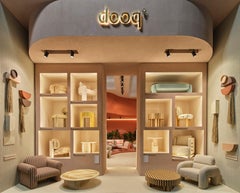 DOOQ! NEW! Mid-Century Modern ceramic Thabit Desert Wall Decor