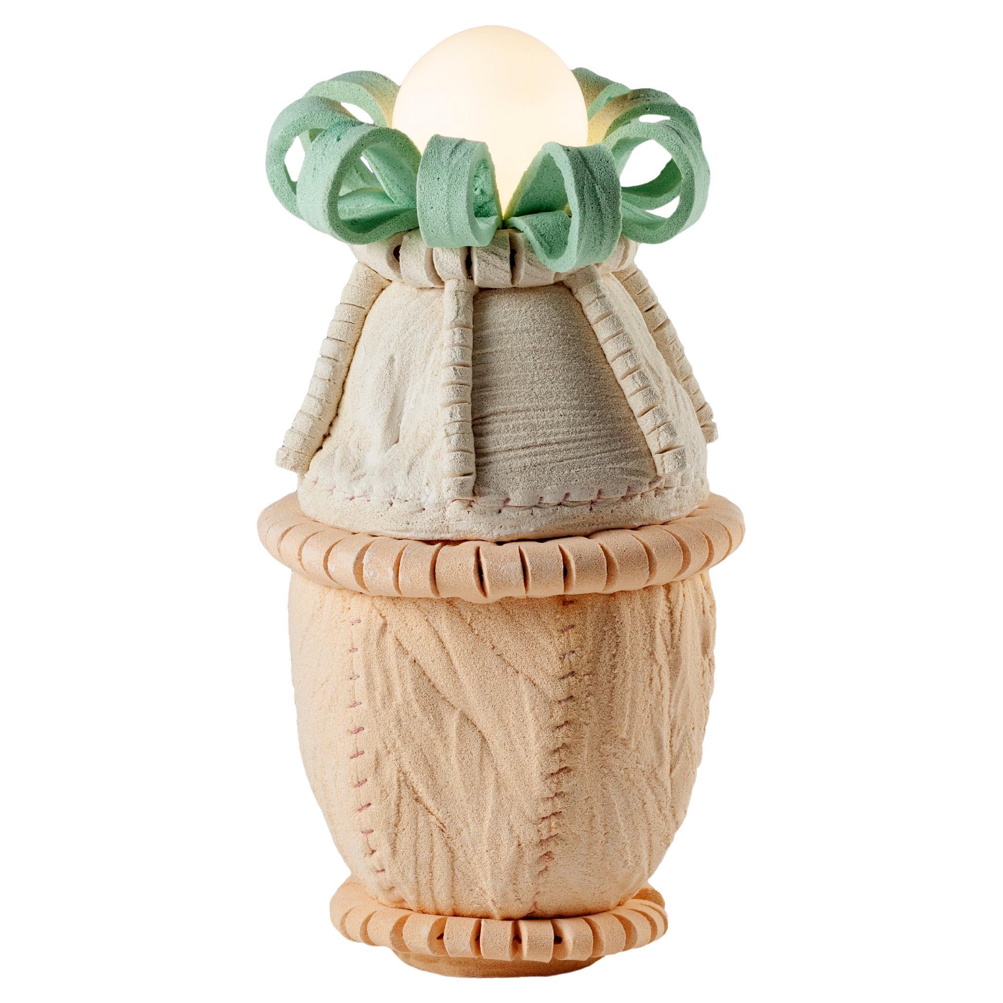 DOOQ Lampada Marjorelle Fresia, moderna di metà secolo, in colore nudo
