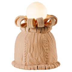 DOOQ Mid-Century Modern Marjorelle Iris Lamp in Dark Nude