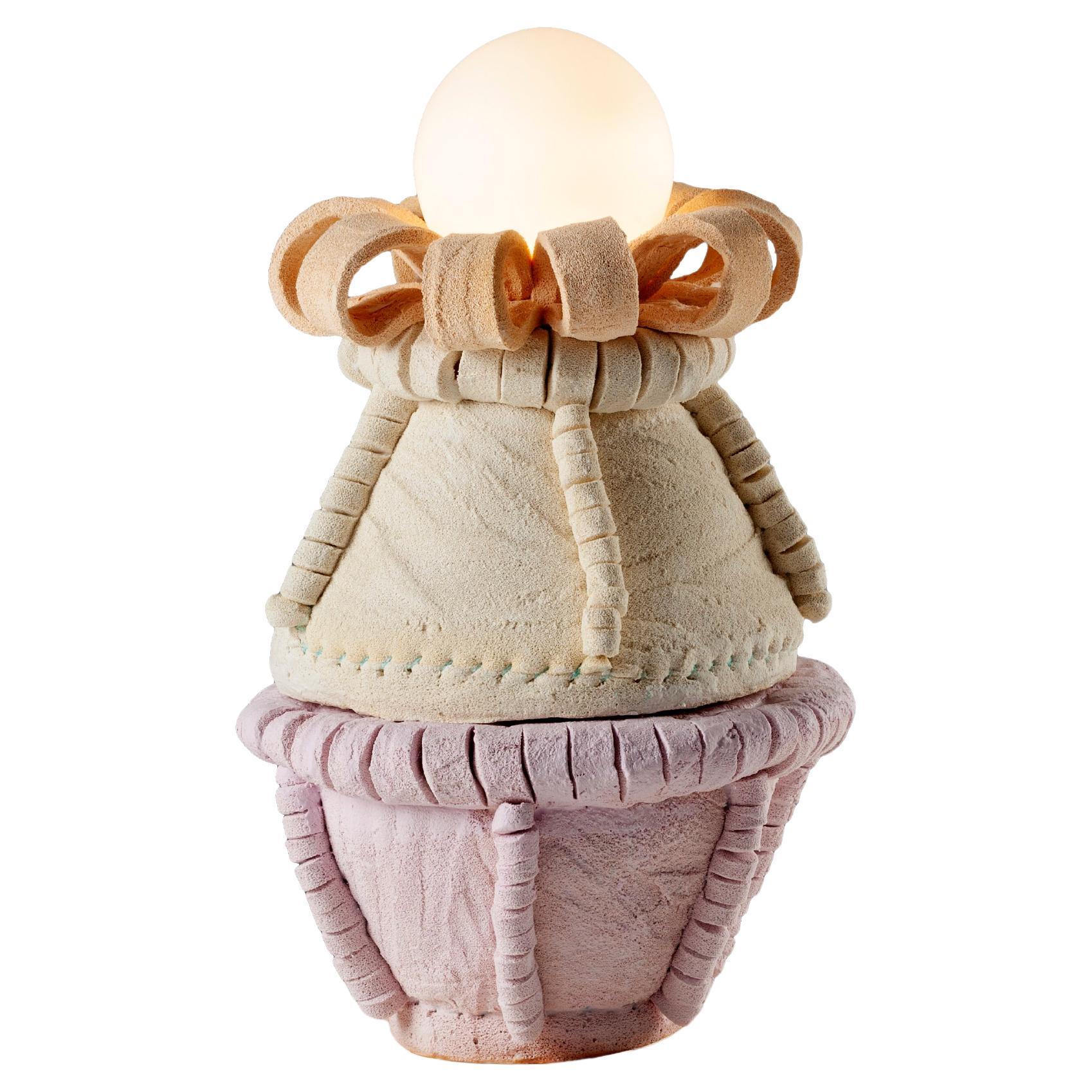 DOOQ Lampada Marjorelle Yuca moderna di metà secolo in colore nudo