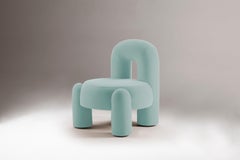 DOOQ! Milan NEW! Organic Modern Marlon Armchair, Green Kvadrat by P.Franceschini