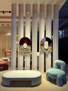 DOOQ! Milan NEW! Organic Modern Marlon Armchair, Pink Kvadrat by P.Franceschini