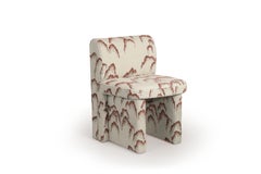 DOOQ! NEW! Modern! Slide Chair in Beige and Red