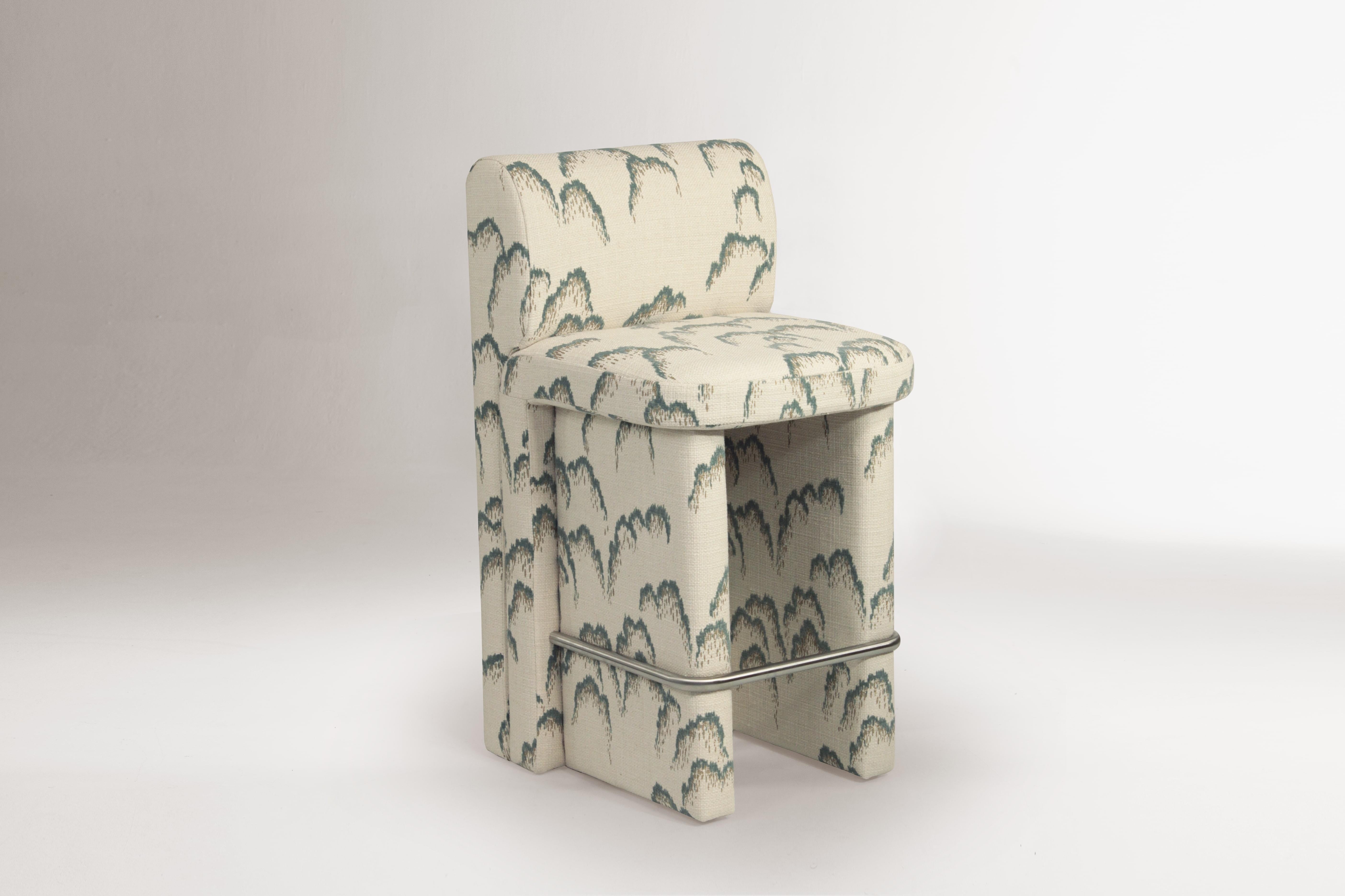 ¡DOOQ! ¡NUEVO! ¡Moderno! Silla de mostrador deslizante en beige Portugués en venta