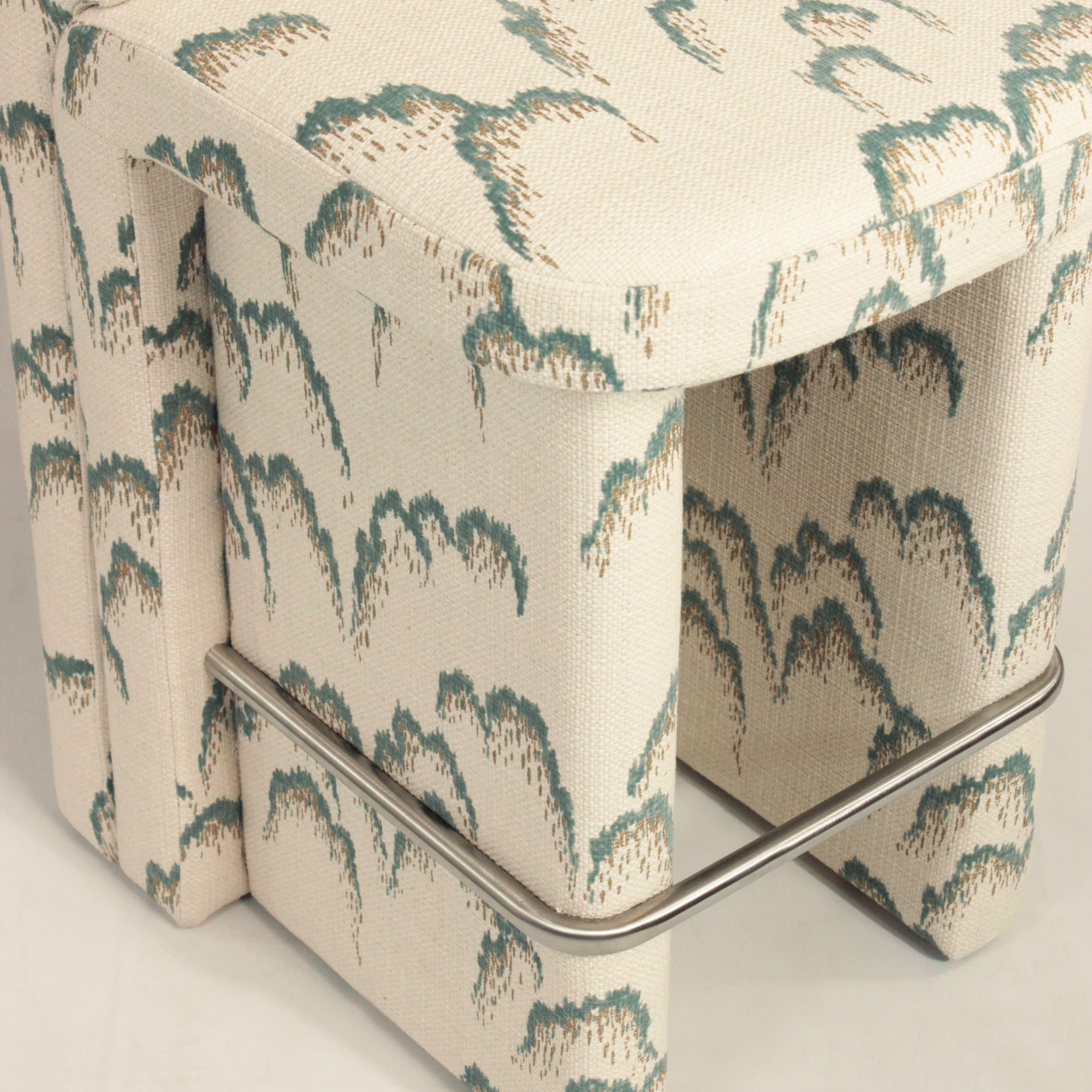 ¡DOOQ! ¡NUEVO! ¡Moderno! Silla de mostrador deslizante en beige en venta 1