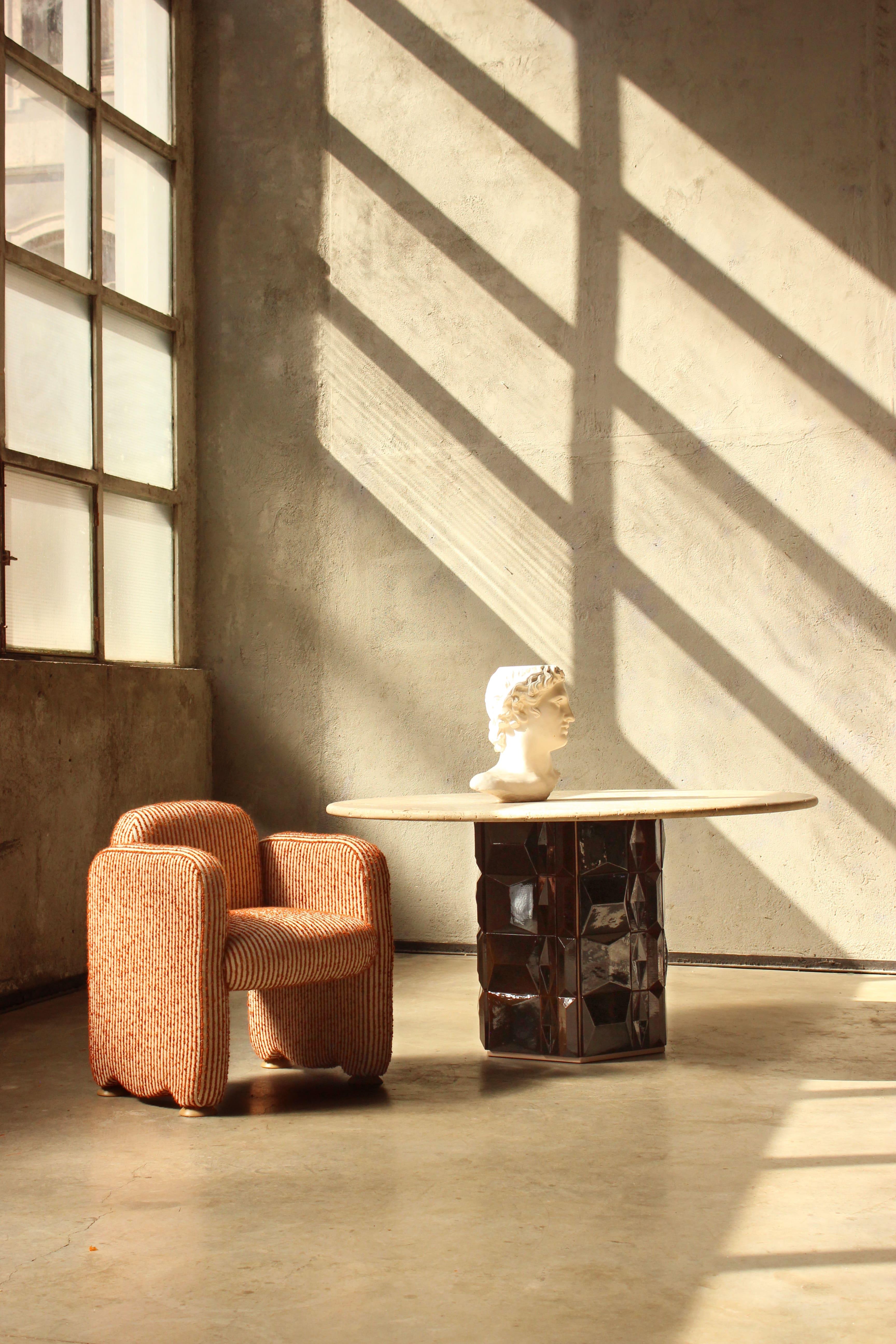 DOOQ ! NOUVEAU ! Fauteuil Cindy bio-moderne avec accoudoirs en vente 8