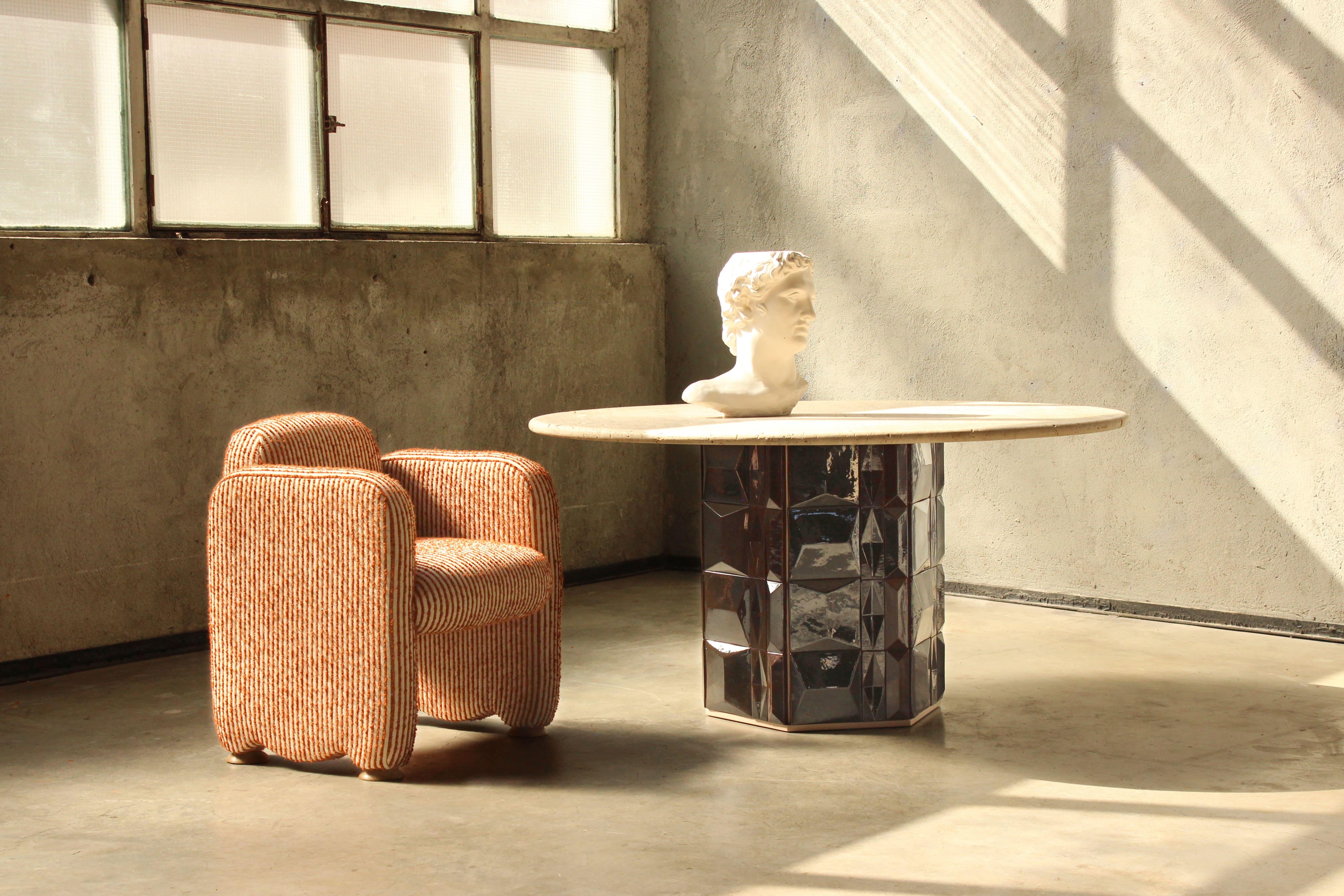 DOOQ ! NOUVEAU ! Fauteuil Cindy bio-moderne avec accoudoirs en vente 9