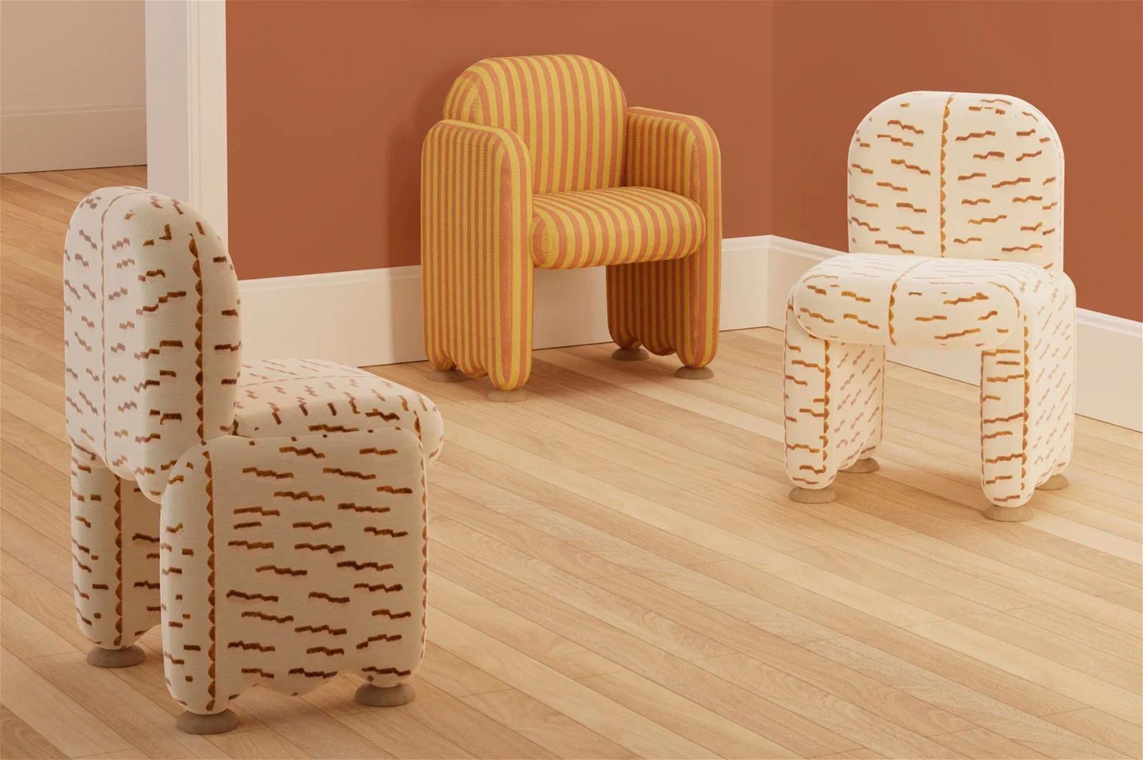 DOOQ ! NOUVEAU ! Fauteuil Cindy bio-moderne avec accoudoirs Neuf - En vente à Lisbon, PT