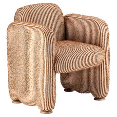 ¡DOOQ! ¡NUEVO! Silla orgánica modernista Cindy Roja y Blanca con brazos