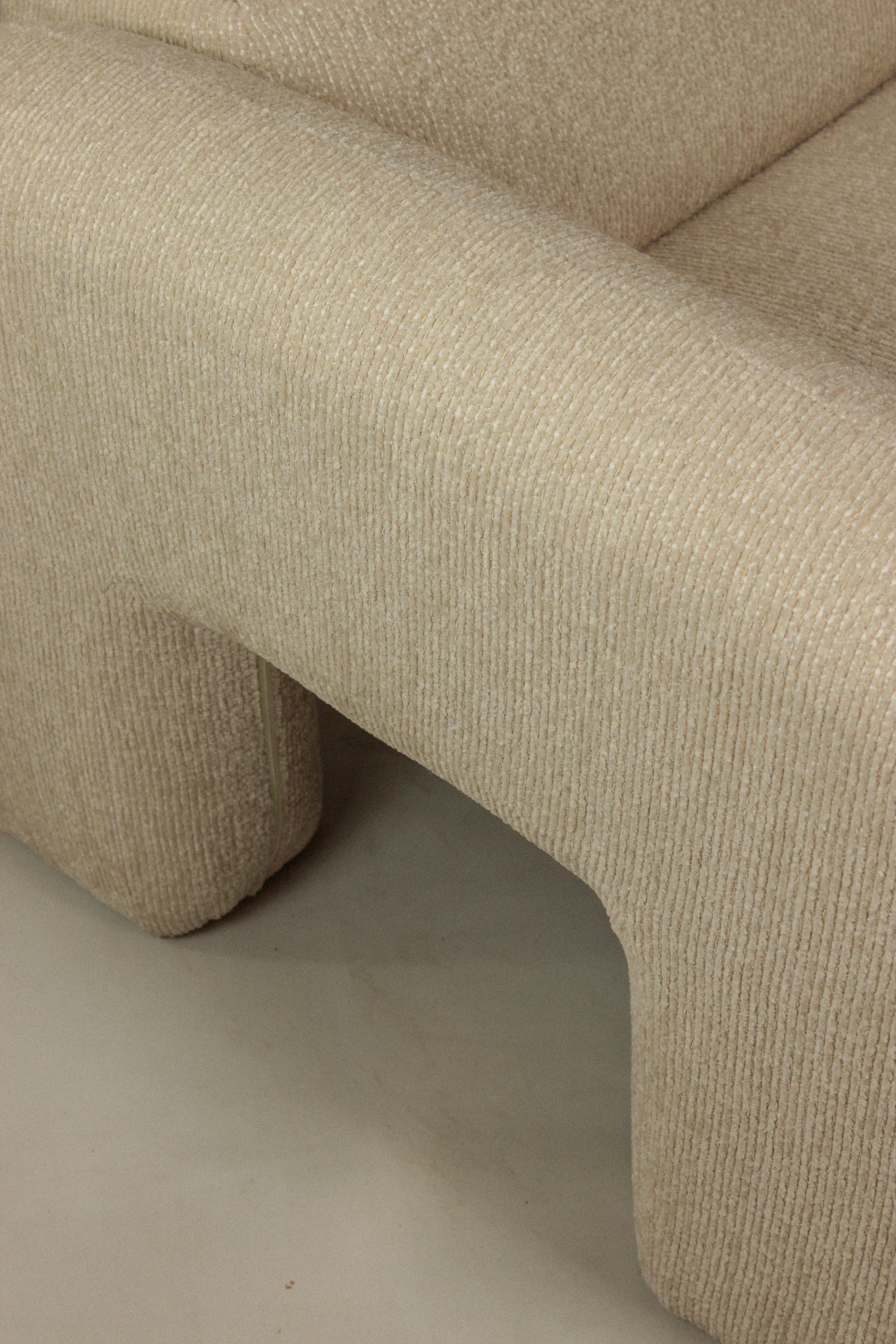 Portugais DOOQ ! NOUVEAU ! Fauteuil moderniste organique Vertigo en blanc en vente
