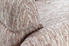 DOOQ! NEW! Organic Modernist Vertigo chair in Beige and Grey Fabric