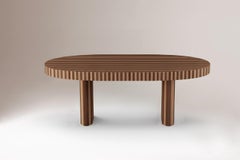 DOOQ! NEW! Oval Dinner Table in Wood