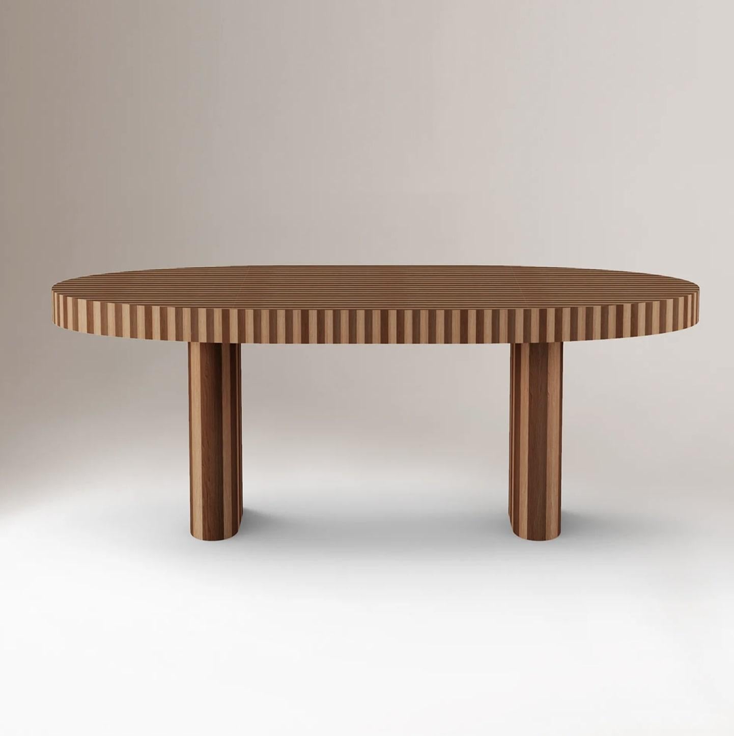 DOOQ ! NOUVEAU ! Table ovale en Wood Wood en vente 1