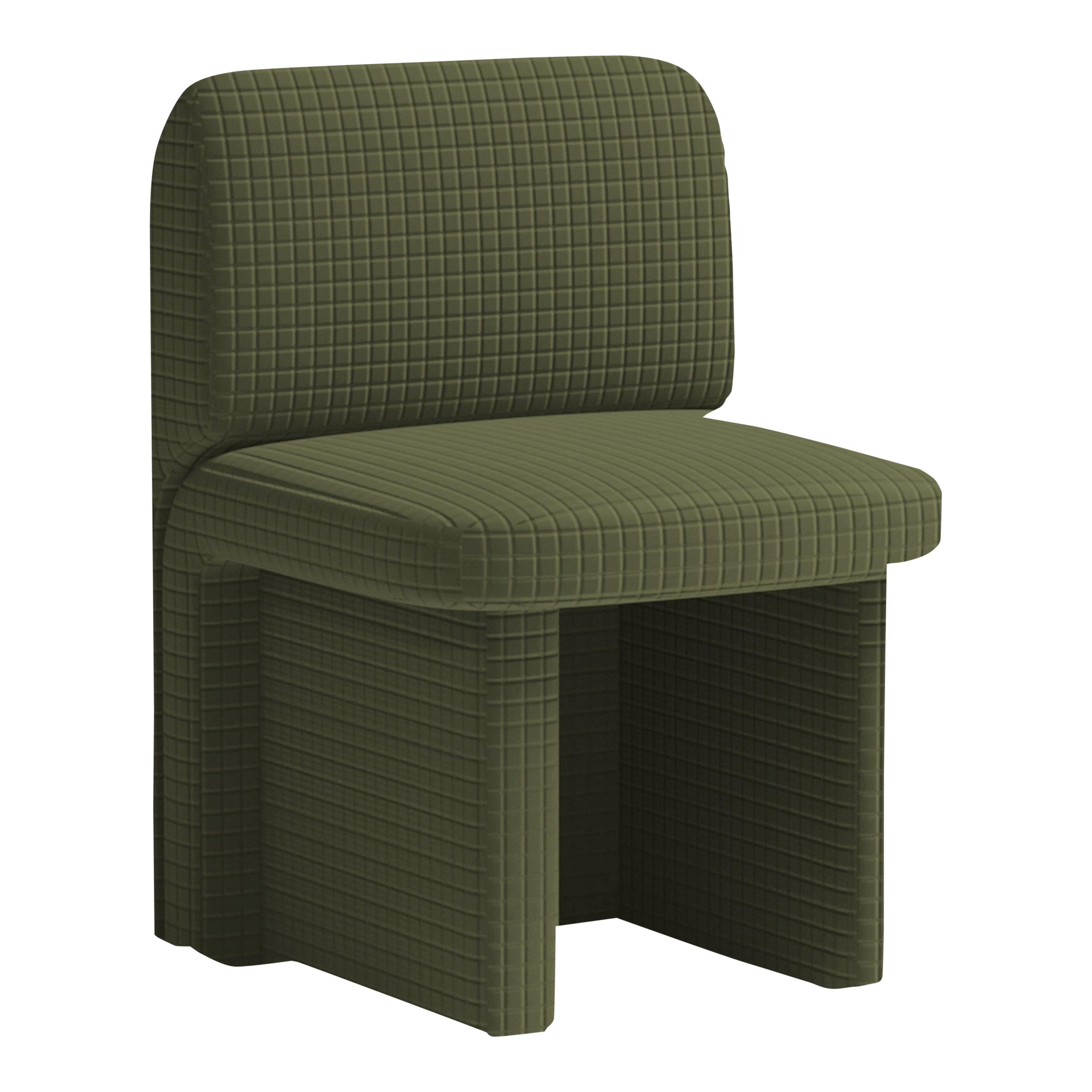 DOOQ! NEW! Slide Chair in Green For Sale
