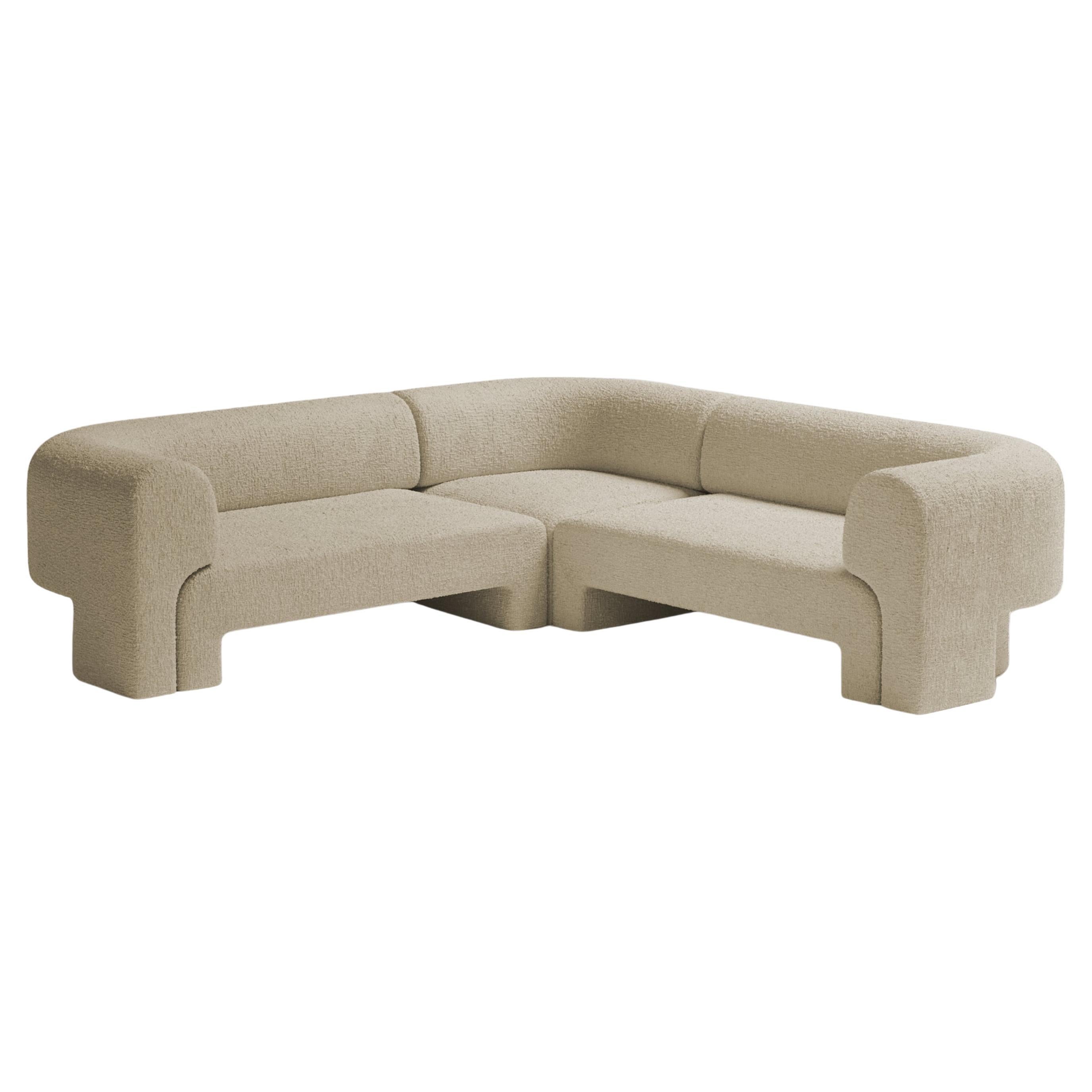 DOOQ NUEVO Sofá Modular Deslizante en Beige