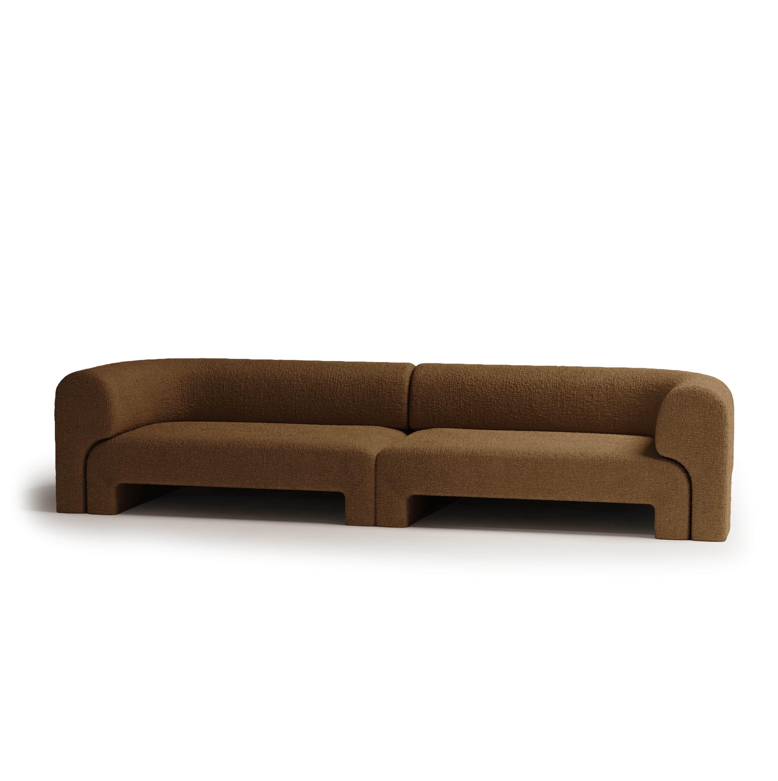 Inspired by the continuous flow of water and the softness of natural movement, the Slide collection was born from a desire to create pieces that embrace the body and invite stillness. With fluid, rounded lines, each element in this upholstery