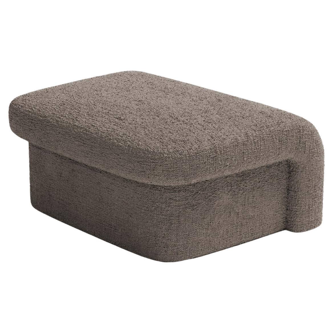 DOOQ NEW Puf deslizante en gris oscuro