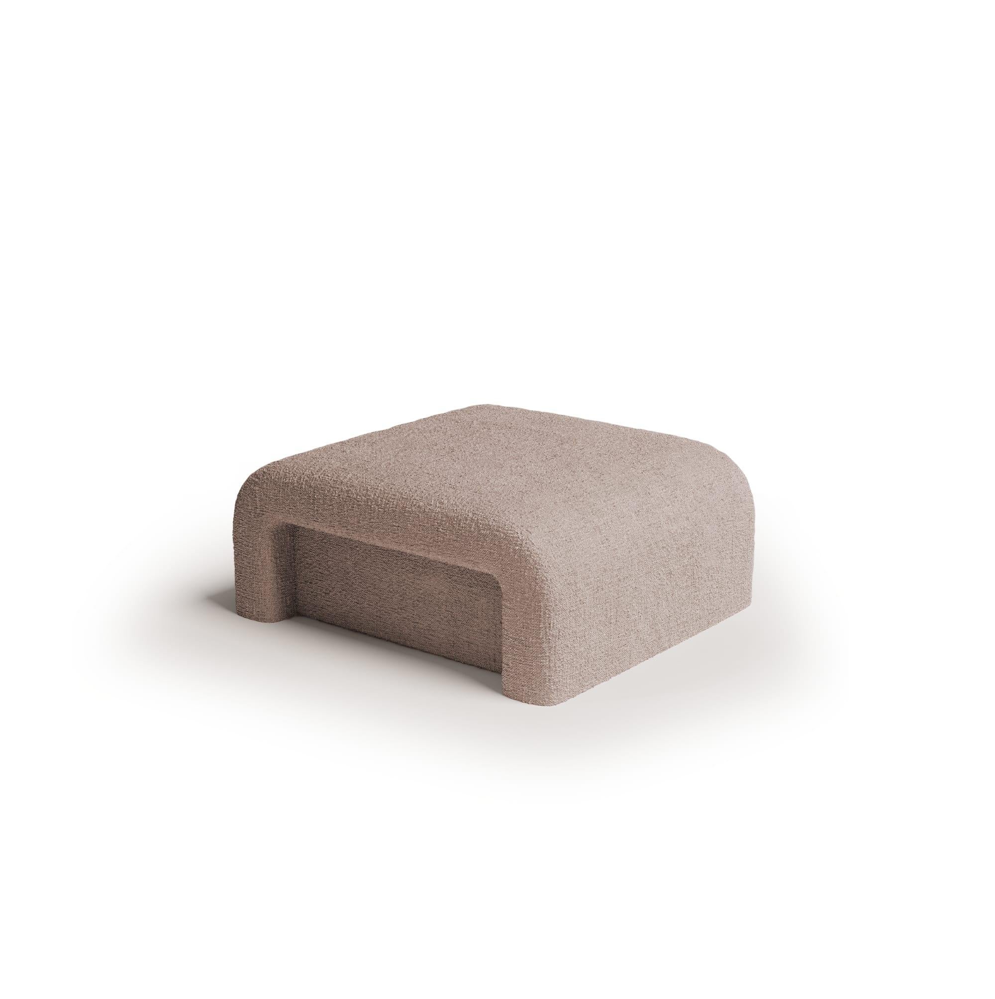 Portugais DOOQ NOUVEAU Pouf Slide en gris en vente