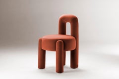 DOOQ! Organic Modern Marlon Chair, Brown Kvadrat by P.Franceschini