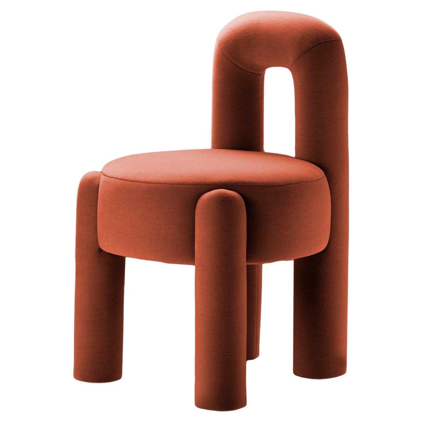 DOOQ ! Chaise The Moderns Marlon, Brown Kvadrat by P.Franceschini en vente