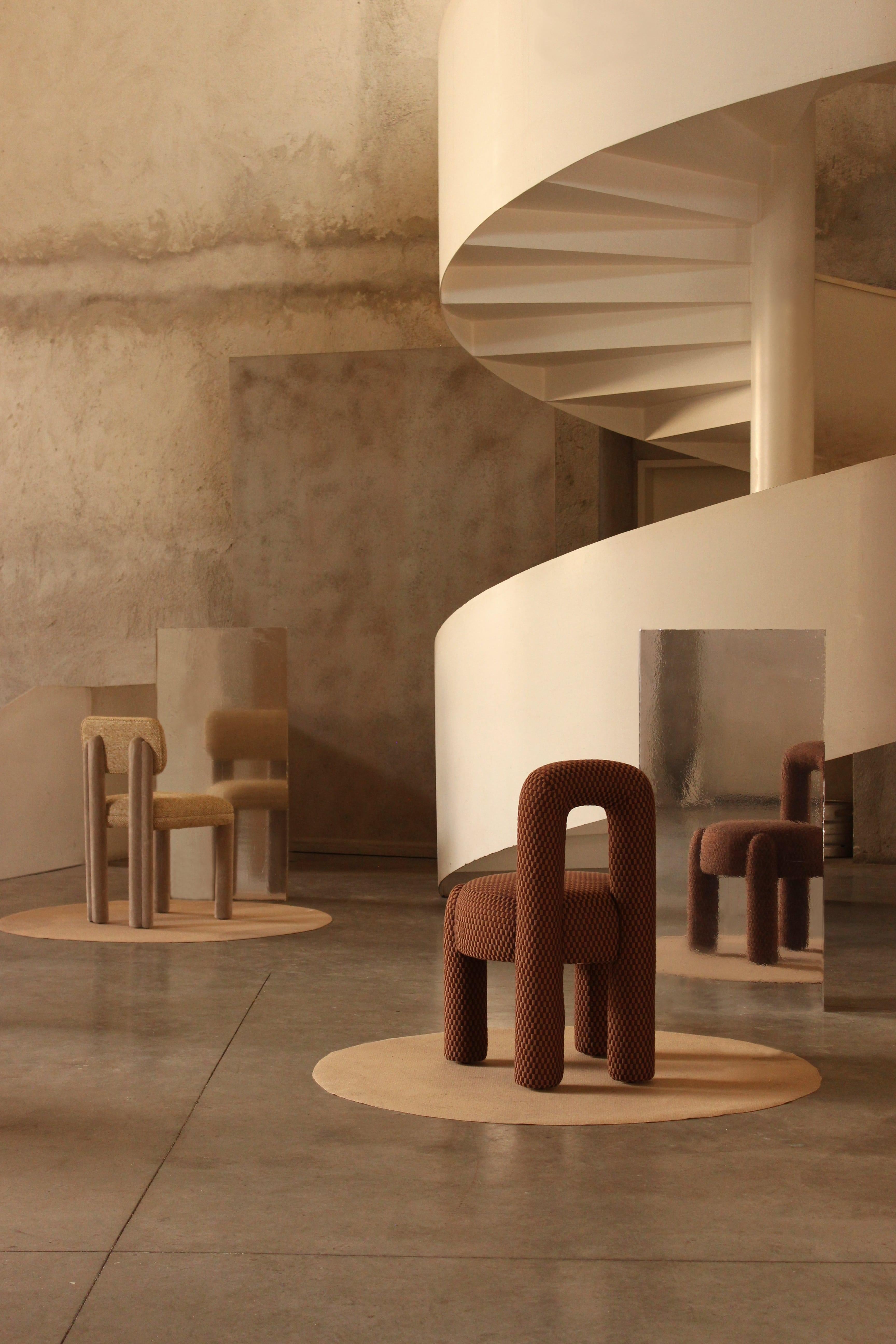 DOOQ ! Chaise moderne organique jaune foncé Kvadrat de P.Franceschini en vente 4