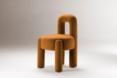 ¡DOOQ! Silla Moderna Orgánica Marlon, Amarillo Oscuro Kvadrat by P.Franceschini