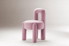 DOOQ! Organic Modern Marlon Chair, Pink Kvadrat by P.Franceschini
