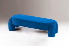 DOOQ Organic Modern Marlon Daybed I, Blue by Pietro Franceschini, w=190